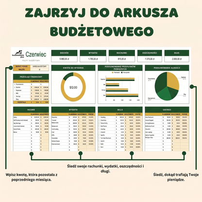 Budżet dla Rodzin i Par - Szablon Arkusza Excel